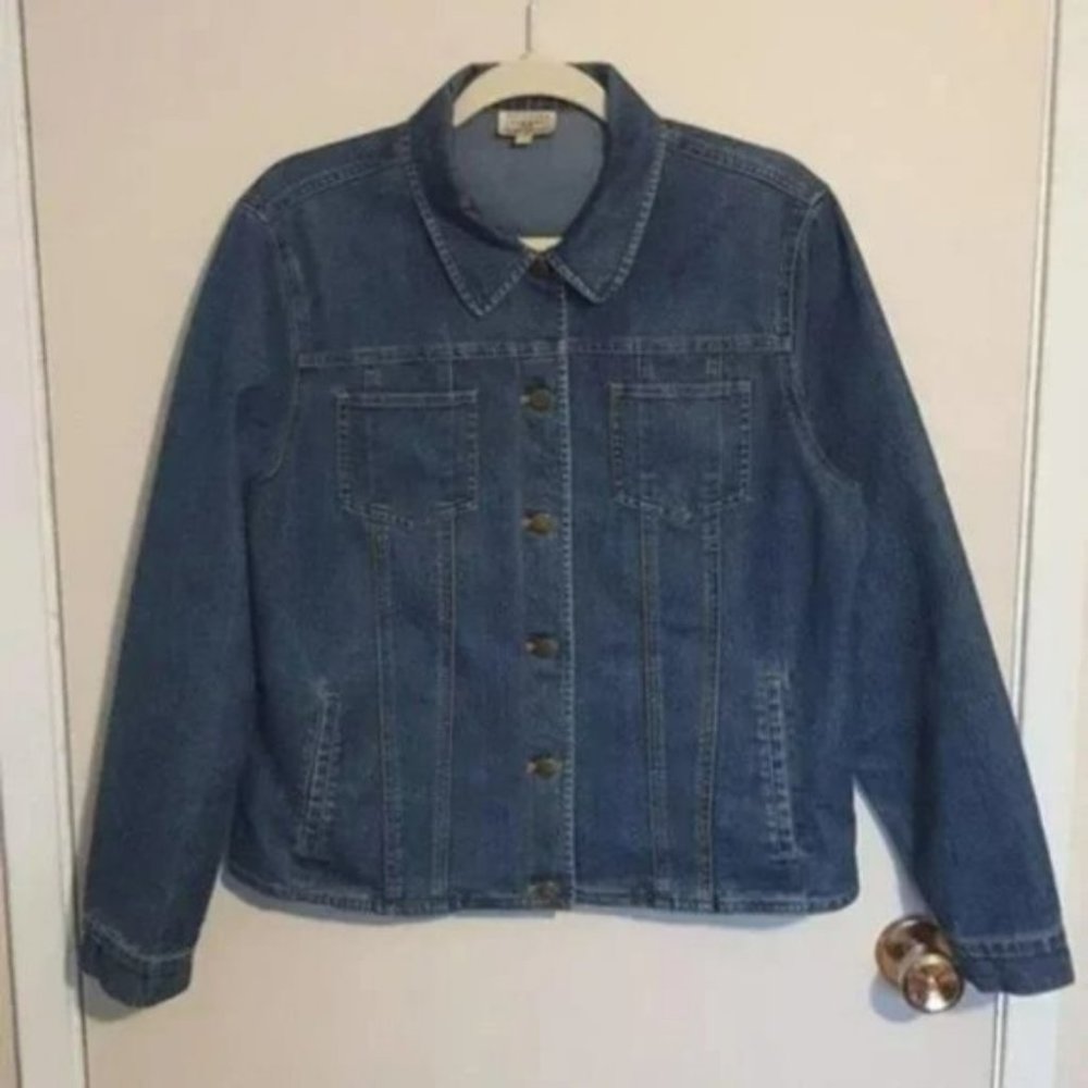 Haggar boxy denim jacket